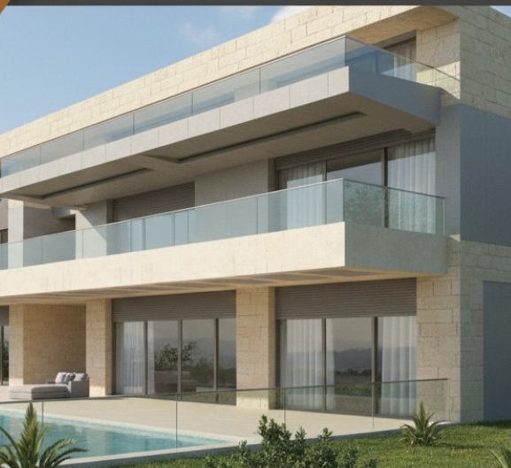 Private villa with aluminum windows and glazing in Baabdat