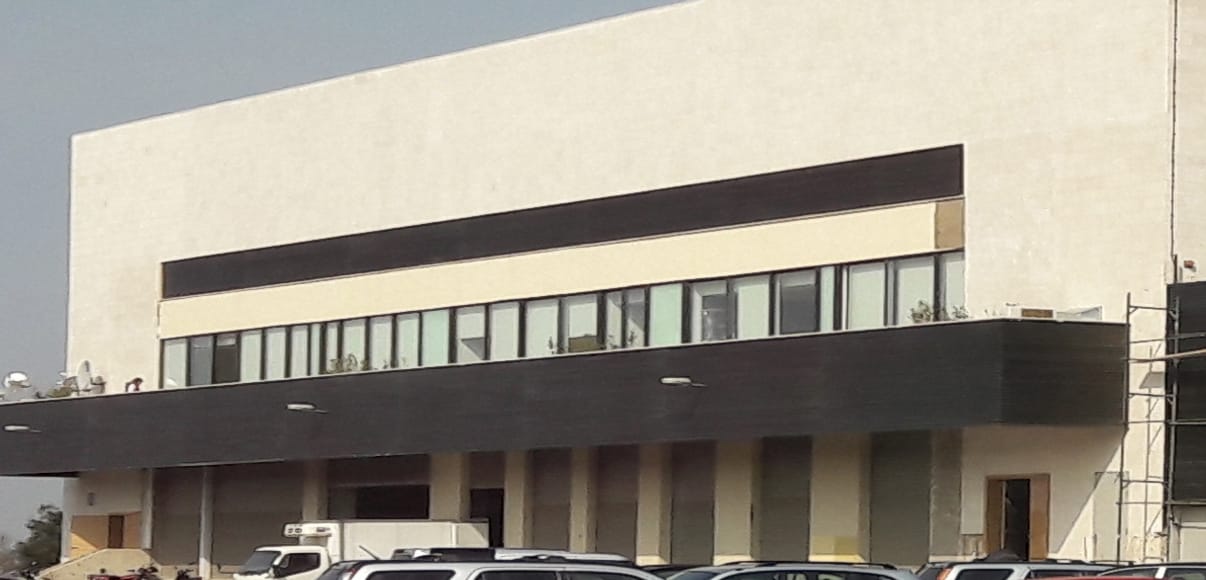 Cladding and glazing works at Bocti Warehouses