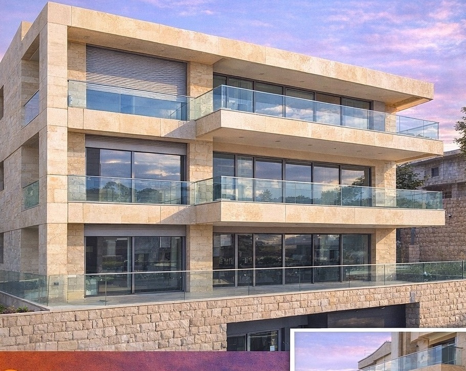 Sakr Residence exterior façade in Elissar